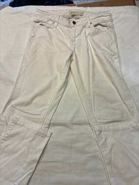 Zara Z1975 White Basic Denim Slim Fit Jeans Size 6